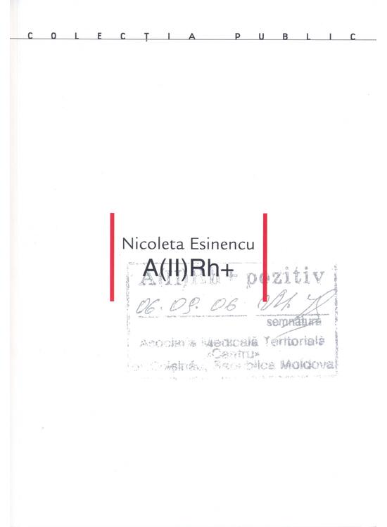 Copertă produs A(II)Rh+ Carte de artist - gallery big 1
