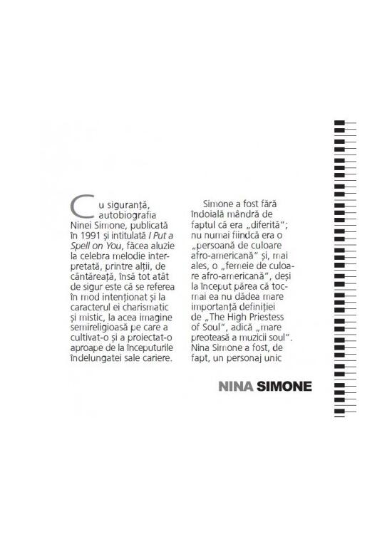 Copertă produs Nina Simone. Mari c&acirc;ntăreţi de jazz şi blues (Vol. 6) - gallery big 4