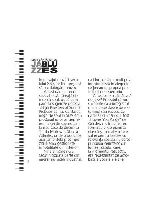 Copertă produs Nina Simone. Mari c&acirc;ntăreţi de jazz şi blues (Vol. 6) - gallery big 5