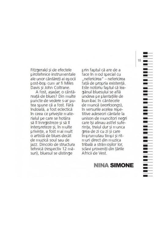 Copertă produs Nina Simone. Mari c&acirc;ntăreţi de jazz şi blues (Vol. 6) - gallery big 6