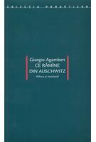 Copertă produs Ce rămîne din Auschwitz. Arhiva şi martorul
