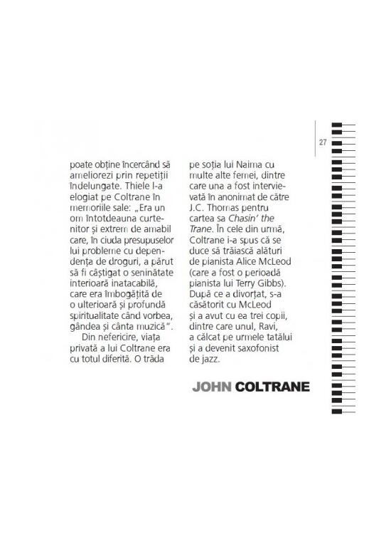 Copertă produs John Coltrane. Mari c&acirc;ntăreţi de jazz şi blues (Vol. 7) - gallery big 6