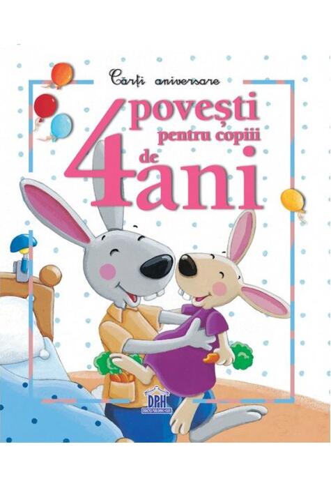 Copertă produs 4 povești pentru copiii de 4 ani