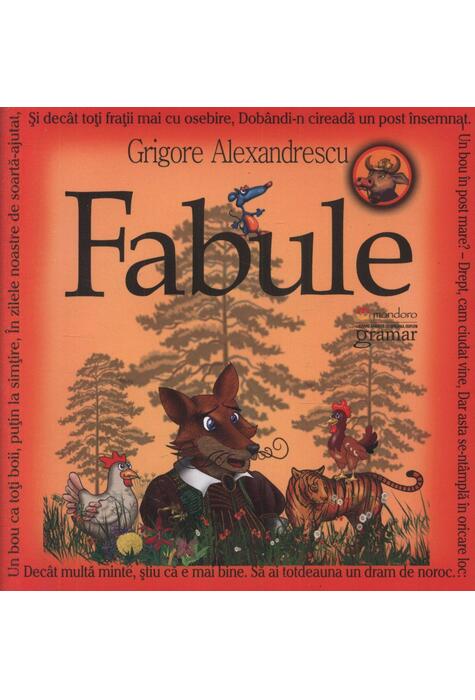 Copertă produs Fabule. Grigore Alexandrescu