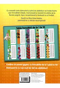 Copertă produs Tabla înmulțirii cu abțibilduri
