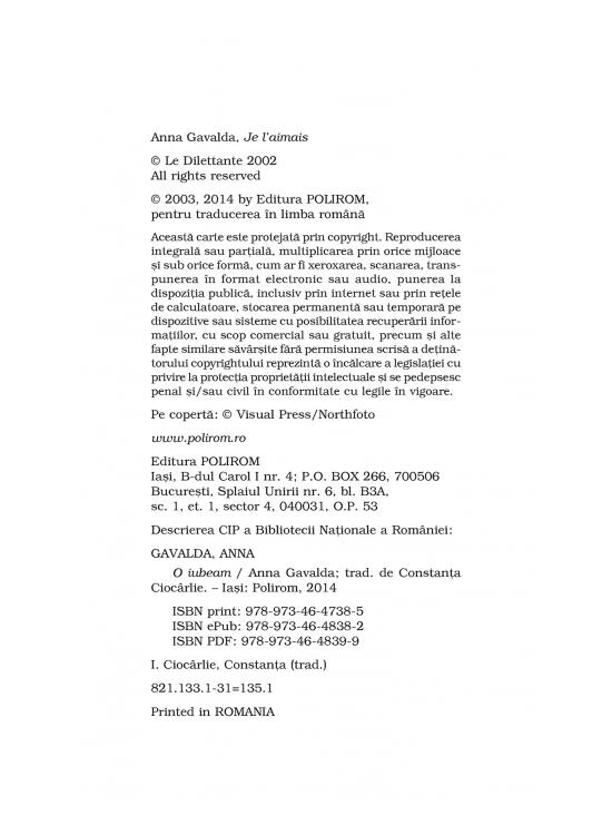 Copertă produs O iubeam (Top 10+) - gallery big 3