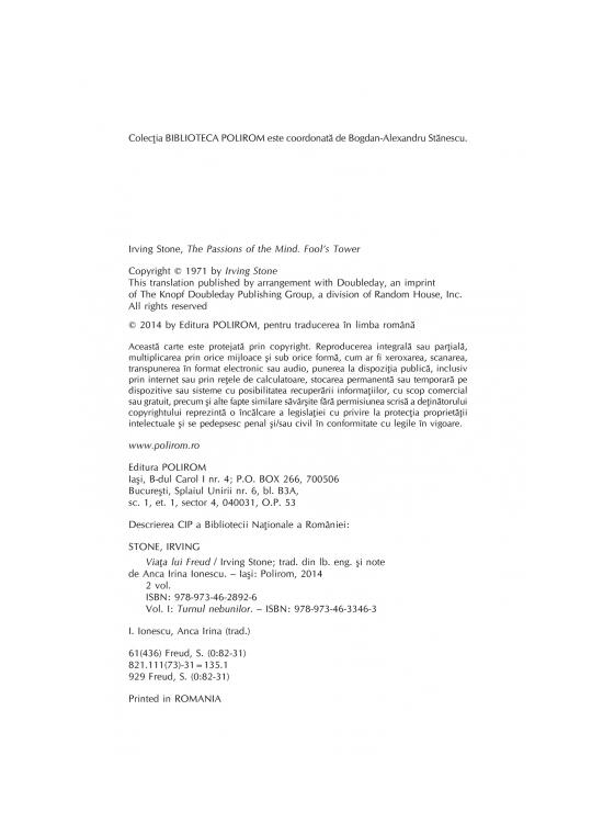 Copertă produs Viața lui Freud. Turnul nebunilor (Vol. I) - gallery big 4