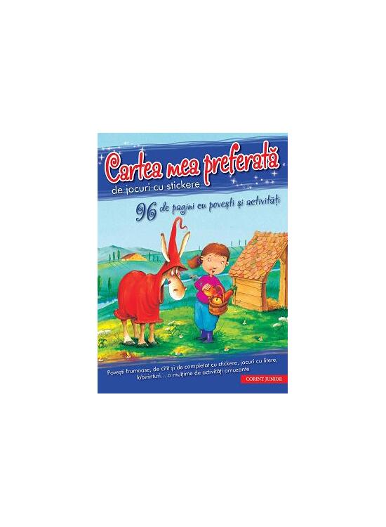 Copertă produs Cartea mea preferată de jocuri cu stickere (96 de pagini cu povești și activități) - gallery big 1