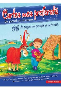 Copertă produs Cartea mea preferată de jocuri cu stickere (96 de pagini cu povești și activități)