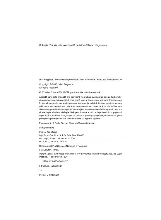 Copertă produs Marele Declin. Cum decad instituțiile și mor economiile - gallery big 4