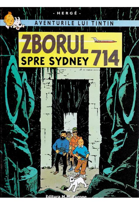 Copertă produs Aventurile lui Tintin. Zborul spre Sydney 714 (Vol. 23)