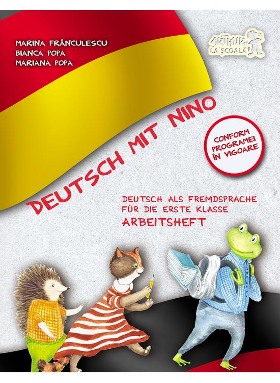Copertă produs Deutsch mit Nino. Caietul elevului. Clasa 1 - gallery big 1