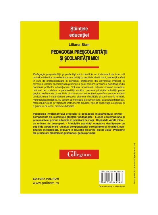 Copertă produs Pedagogia preșcolarității și școlarității mici - gallery big 2