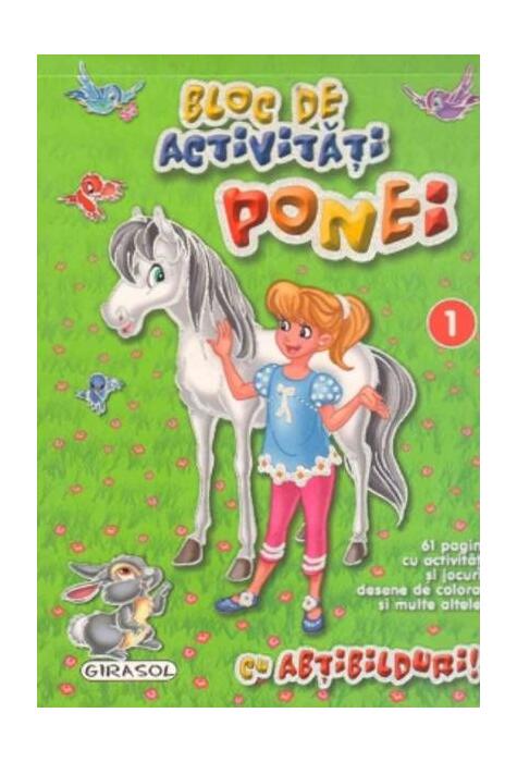 Copertă produs Bloc de activități. Ponei 1