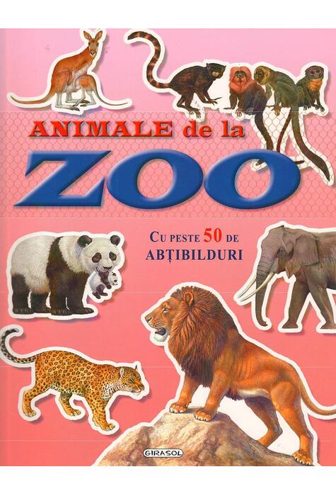 Copertă produs Caută și lipește. Animale de la zoo. Cu peste 50 de abțibilduri