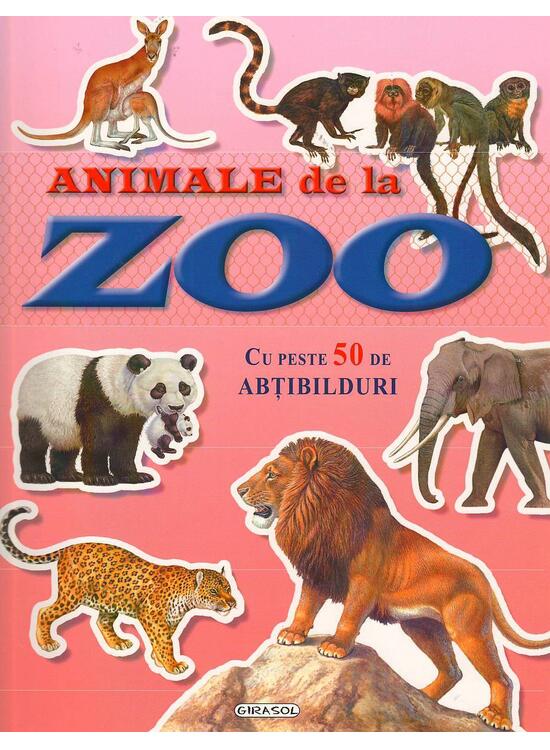 Copertă produs Caută și lipește. Animale de la zoo. Cu peste 50 de abțibilduri - gallery big 1