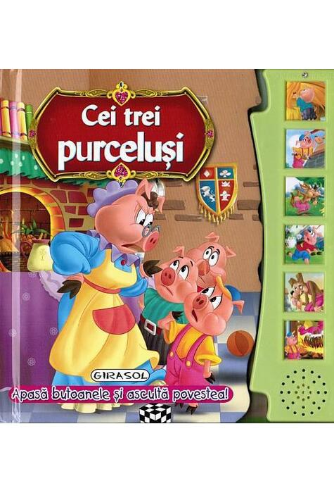 Copertă produs Citește și ascultă. Cei trei purceluși