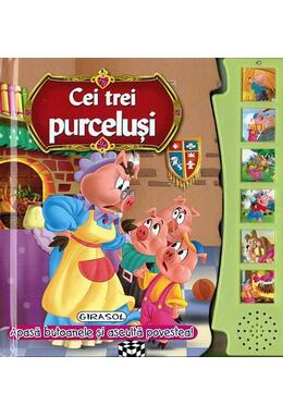 Copertă produs Citește și ascultă. Cei trei purceluși