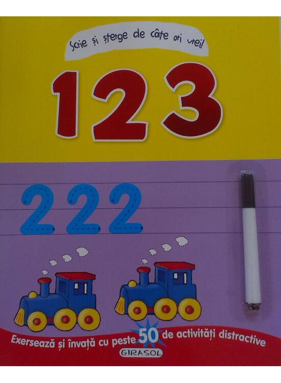 Copertă produs Scrie și șterge de câte ori vrei! 1 2 3 - gallery big 1