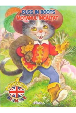 Copertă produs Povestiri bilingve. Motanul încălțat / Puss In Boots (engleză)