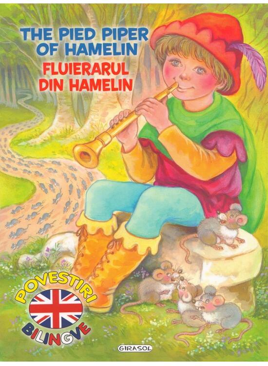Copertă produs Povestiri bilingve. Fluierarul din Hamelin / The Pied Piper Piper of Hamelin (engleză) - gallery big 1