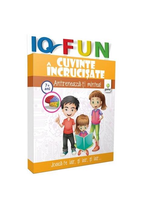 Copertă produs Cuvinte &icirc;ncrucișate. IQ Fun (7+ ani)