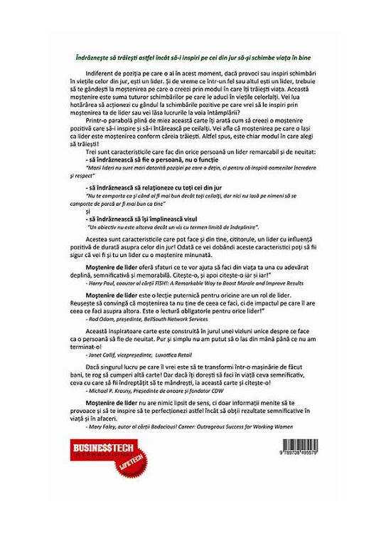 Copertă produs Moștenire de lider. Cum să-i inspiri pe cei din jur să-și schimbe viața &icirc;n bine - gallery big 2