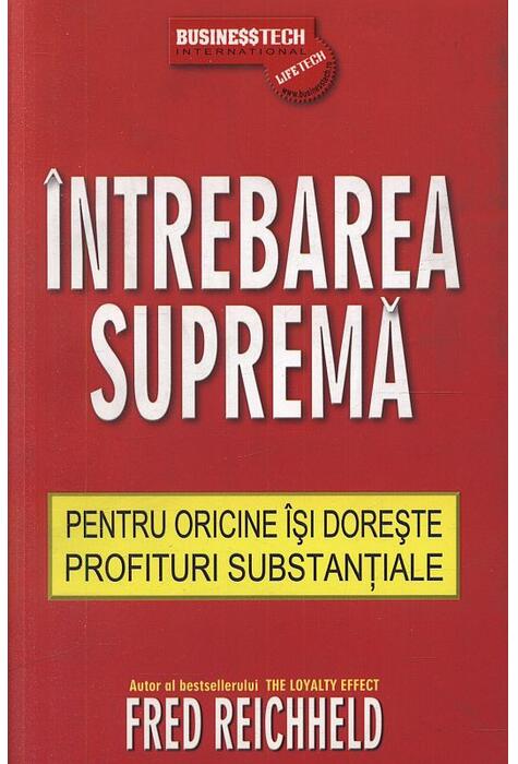 Copertă produs &Icirc;ntrebarea Supremă. Pentru oricine &icirc;și dorește profituri substanțiale