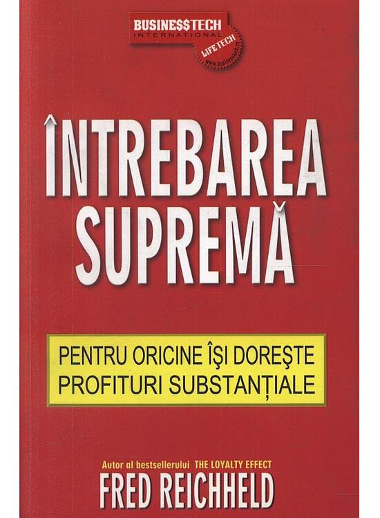 Copertă produs &Icirc;ntrebarea Supremă. Pentru oricine &icirc;și dorește profituri substanțiale - gallery big 1