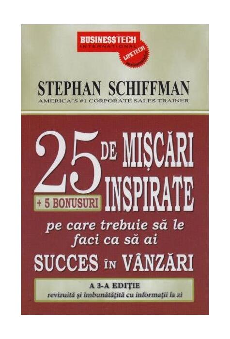 Copertă produs 25 de mișcări inspirate + 5 bonusuri pe care trebuie să le faci ca să ai succes &icirc;n v&acirc;nzări