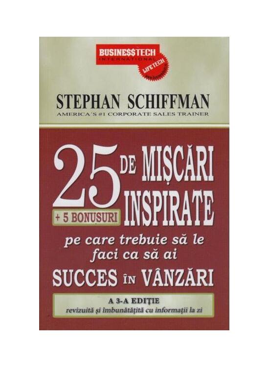 Copertă produs 25 de mișcări inspirate + 5 bonusuri pe care trebuie să le faci ca să ai succes &icirc;n v&acirc;nzări - gallery big 1