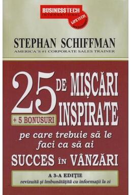 Copertă produs 25 de mișcări inspirate + 5 bonusuri pe care trebuie să le faci ca să ai succes &icirc;n v&acirc;nzări