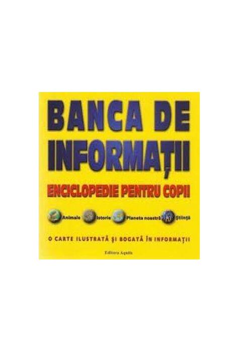 Copertă produs Banca de informații. Enciclopedie pentru copii. Animale. Istorie. Planeta noastră. Știință