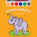 Copertă produs Miracolul culorilor. Animale sălbatice (carte de colorat + acuarelă + pensulă) - gallery small 