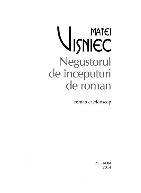 Copertă produs Negustorul de &icirc;nceputuri de roman (Top 10+) - gallery big 4