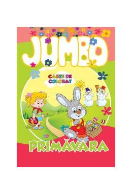 Copertă produs Jumbo. Primăvara. Carte de colorat