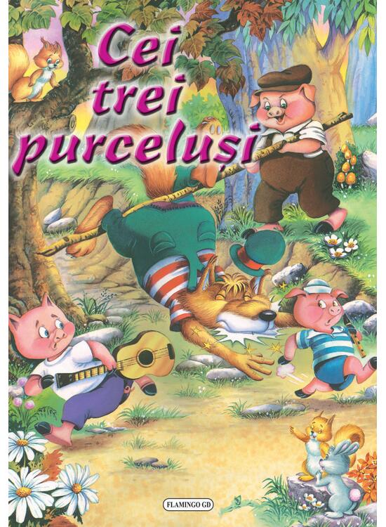 Copertă produs Cei trei purceluși (ilustrată) - gallery big 1