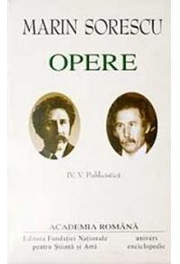 Copertă produs Marin Sorescu. Opere (Vol. IV+V) Publicistică
