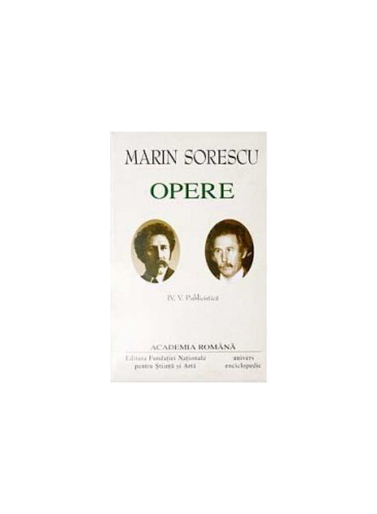 Copertă produs Marin Sorescu. Opere (Vol. IV+V) Publicistică - gallery big 1