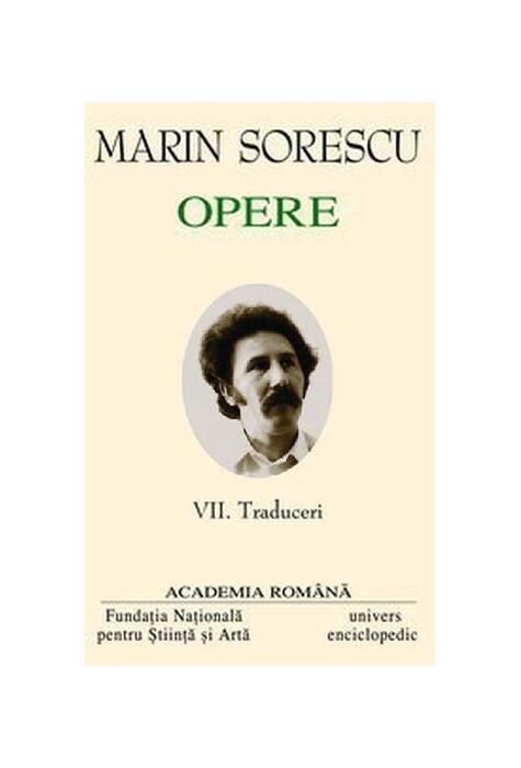 Copertă produs Marin Sorescu. Opere (Vol. VII) Traduceri
