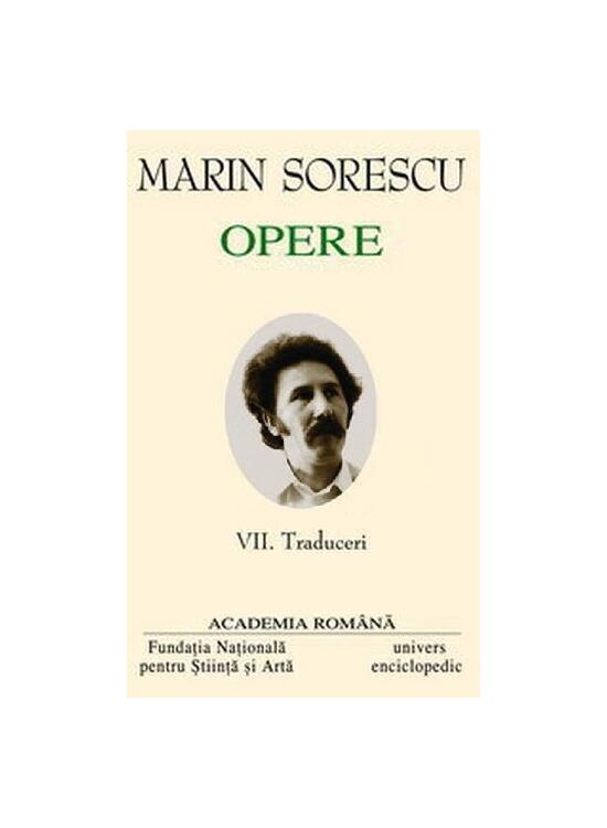 Copertă produs Marin Sorescu. Opere (Vol. VII) Traduceri - gallery big 1