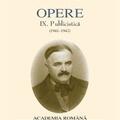 Copertă produs Tudor Arghezi. Opere (Vol. IX) Publicistică (1941-1947) - gallery small 