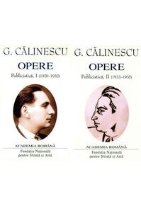 Copertă produs George Călinescu. Opere (Vol. I+II) Publicistică (1920-1935)