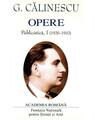 Copertă produs George Călinescu. Opere (Vol. I+II) Publicistică (1920-1935) - thumb 2