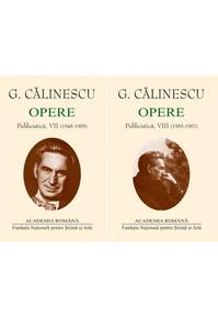 Copertă produs George Călinescu. Opere (Vol. VII+VIII) Publicistică (1948-1957)
