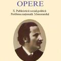 Copertă produs Ioan Slavici. Opere (Vol. X) Publicistică social-politică. Problema națională. Memorandul - gallery small 