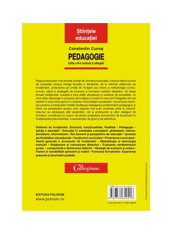 Copertă produs Pedagogie - gallery big 2