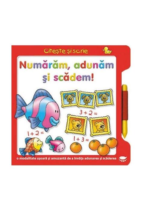 Copertă produs Numărăm, adunăm şi scădem! Citește și scrie