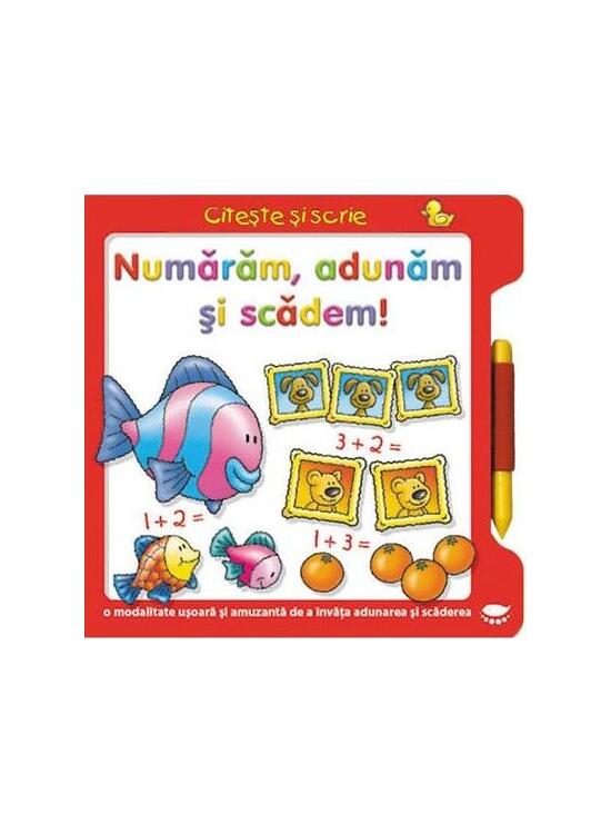 Copertă produs Numărăm, adunăm şi scădem! Citește și scrie - gallery big 1