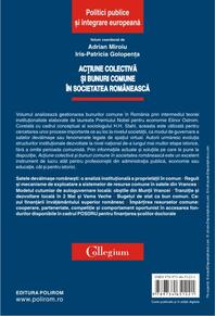 Copertă produs Acţiune colectivă şi bunuri comune &icirc;n societatea rom&acirc;nească